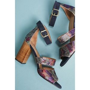 Anthropologie Mosaic Heels